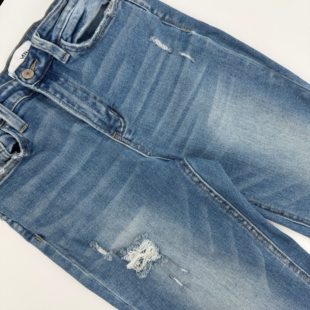 Vervet Stylish Distressed Flare Jeans - Picture 5 of 9
